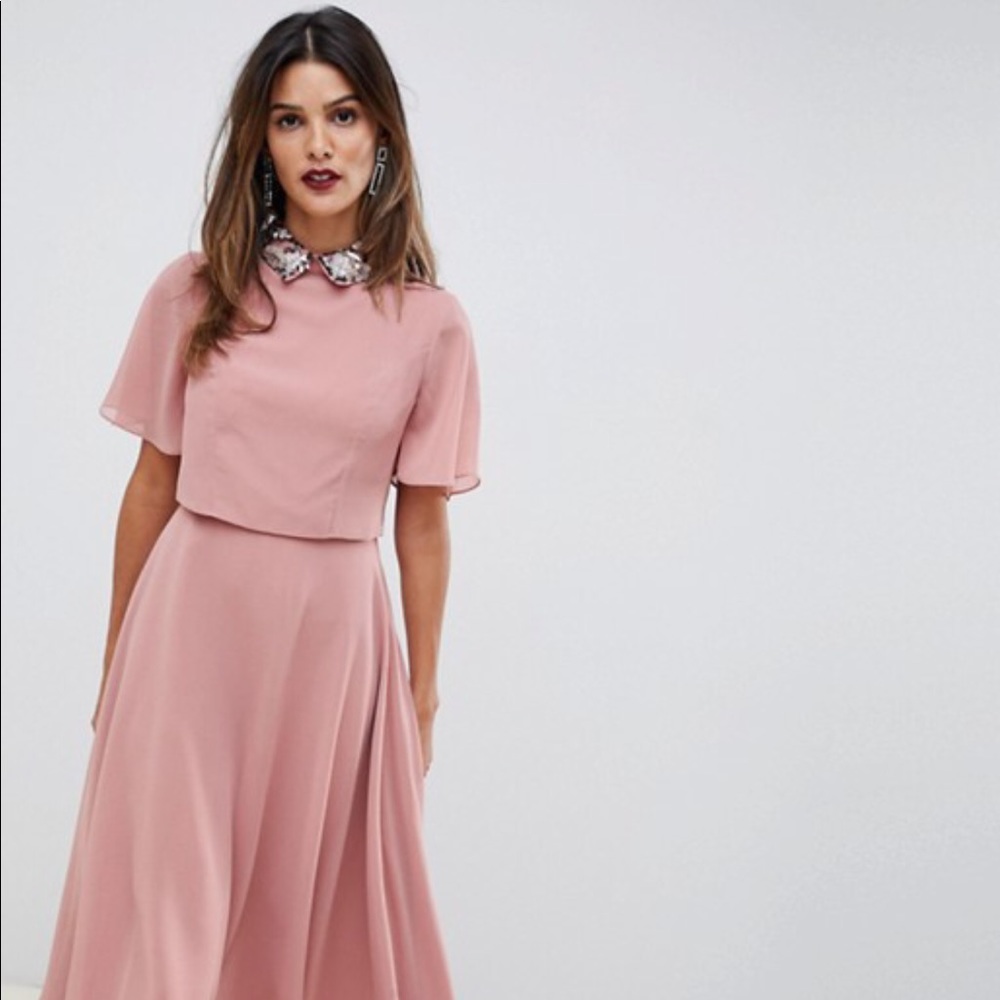 ASOS Embellished Midi Dress